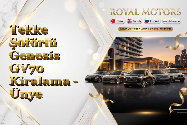 Tekke Şoförlü Genesis GV70 Kiralama - Ünye