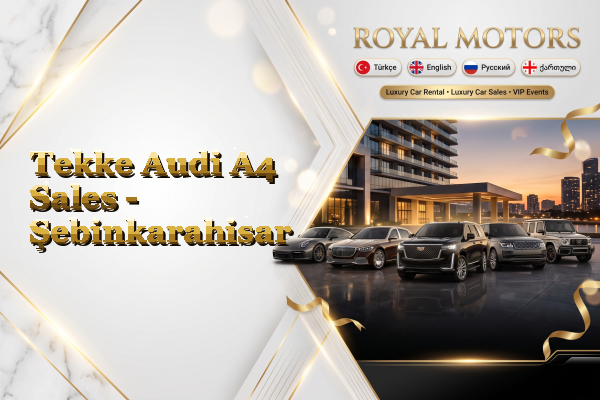 Tekke Audi A4 Sales - Şebinkarahisar