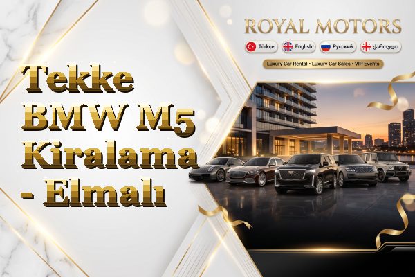 Tekke BMW M5 Kiralama - Elmalı