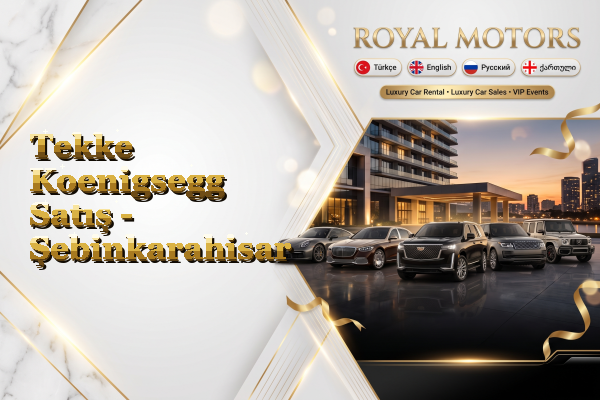Tekke Koenigsegg Satış - Şebinkarahisar