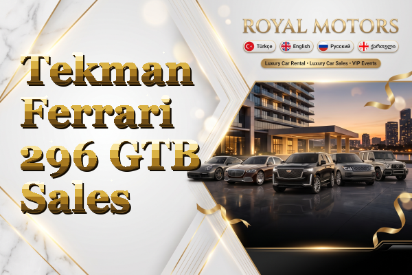 Tekman Ferrari 296 GTB Sales