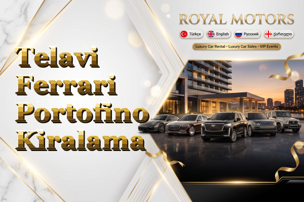 Telavi Ferrari Portofino Kiralama