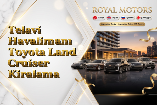 Telavi Havalimanı Toyota Land Cruiser Kiralama