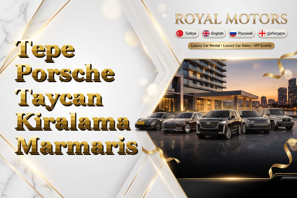Tepe Porsche Taycan Kiralama - Marmaris