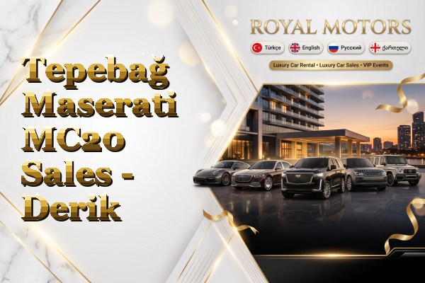 Tepebağ Maserati MC20 Sales - Derik