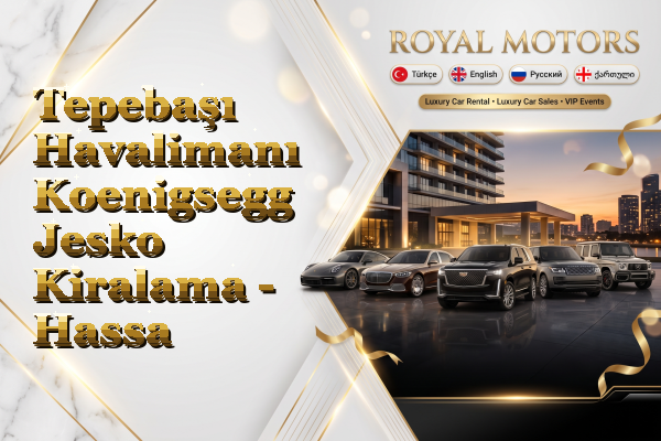 Tepebaşı Havalimanı Koenigsegg Jesko Kiralama - Hassa