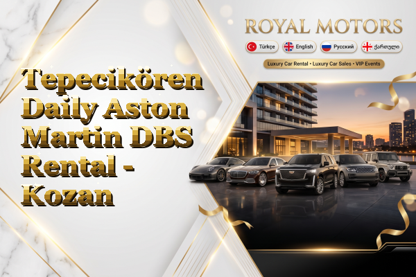 Tepecikören Daily Aston Martin DBS Rental - Kozan