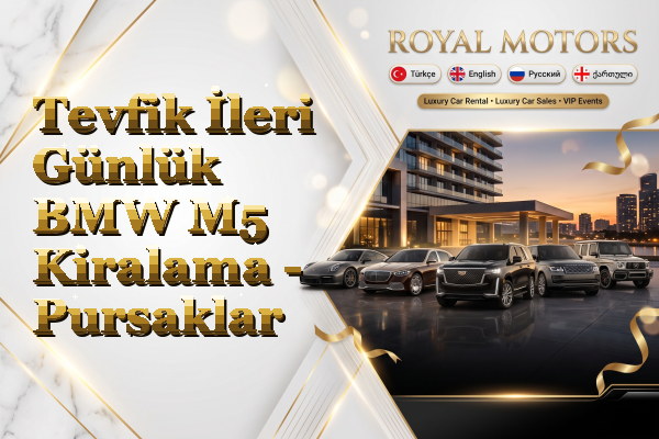 Tevfik İleri Günlük BMW M5 Kiralama - Pursaklar