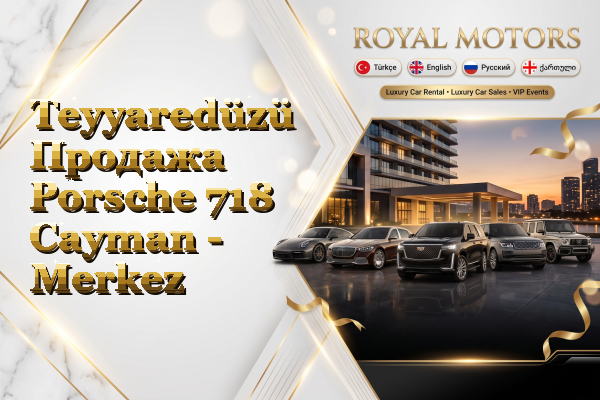 Teyyaredüzü Продажа Porsche 718 Cayman - Merkez