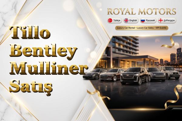 Tillo Bentley Mulliner Satış
