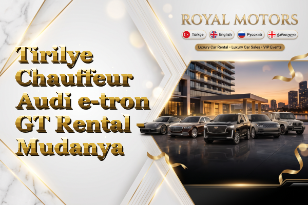 Tirilye Chauffeur Audi e-tron GT Rental - Mudanya