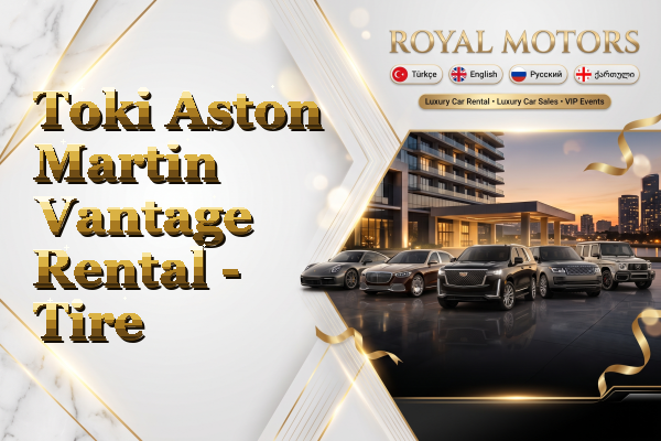 Toki Aston Martin Vantage Rental - Tire