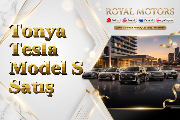 Tonya Tesla Model S Satış