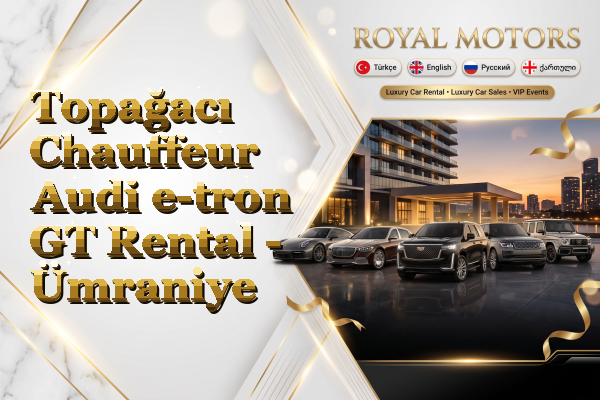 Topağacı Chauffeur Audi e-tron GT Rental - Ümraniye