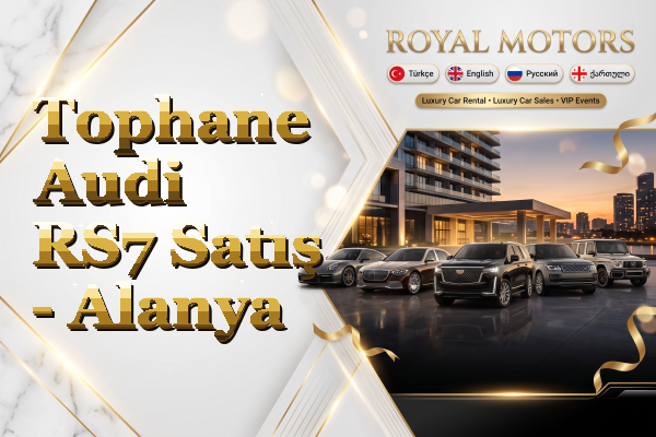 Tophane Audi RS7 Satış - Alanya