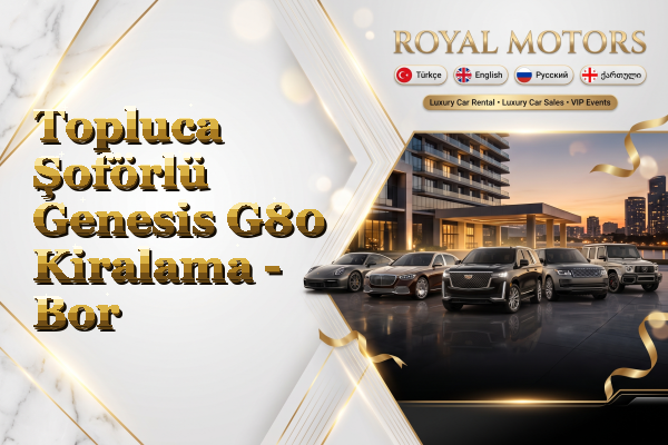Topluca Şoförlü Genesis G80 Kiralama - Bor