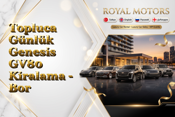 Topluca Günlük Genesis GV80 Kiralama - Bor