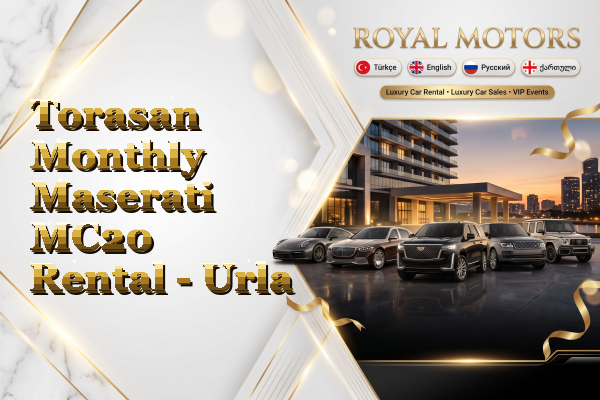 Torasan Monthly Maserati MC20 Rental - Urla