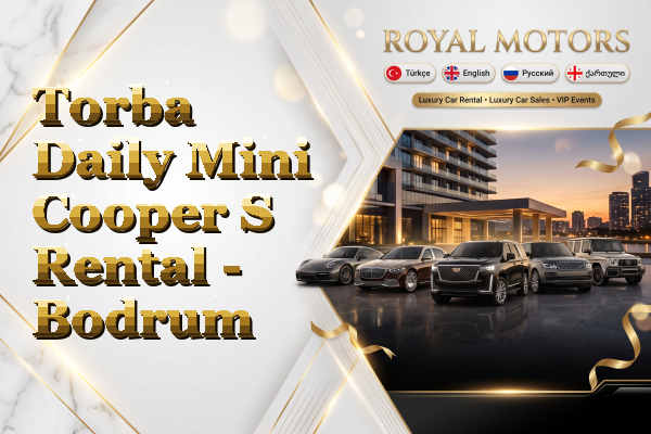 Torba Daily Mini Cooper S Rental - Bodrum