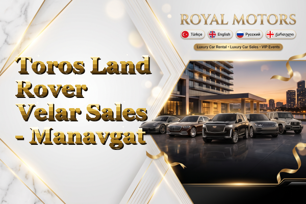 Toros Land Rover Velar Sales - Manavgat