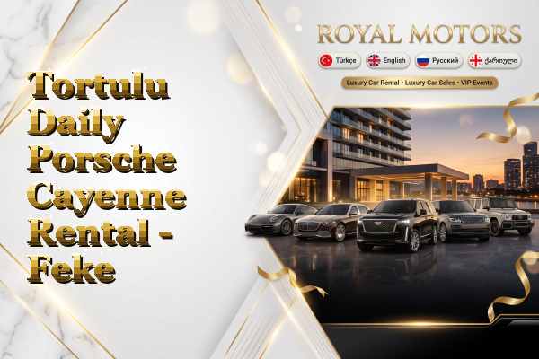Tortulu Daily Porsche Cayenne Rental - Feke