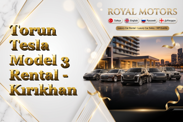 Torun Tesla Model 3 Rental - Kırıkhan
