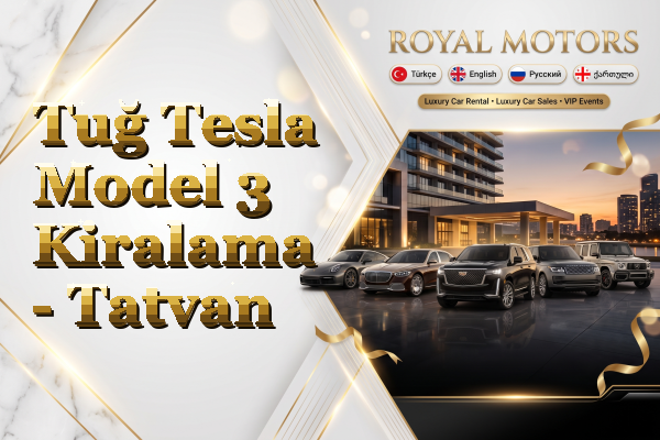 Tuğ Tesla Model 3 Kiralama - Tatvan