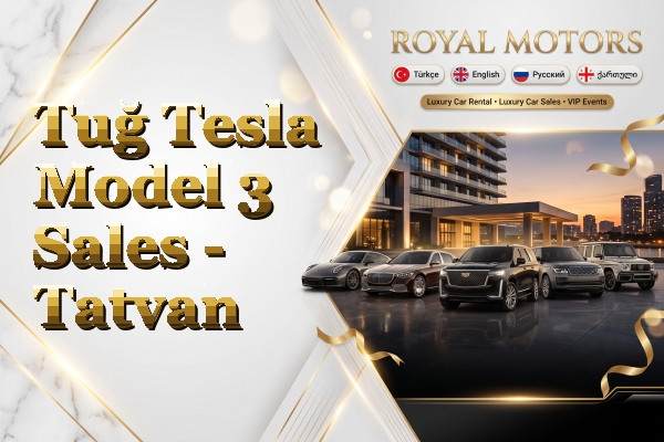 Tuğ Tesla Model 3 Sales - Tatvan