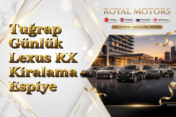 Tuğrap Günlük Lexus RX Kiralama - Espiye