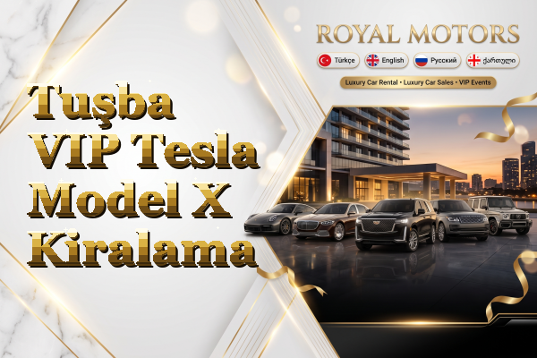 Tuşba VIP Tesla Model X Kiralama