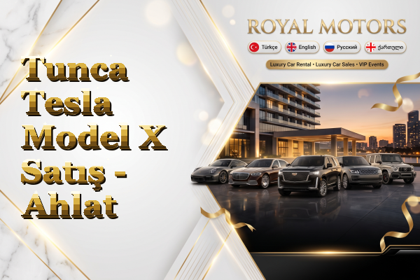 Tunca Tesla Model X Satış - Ahlat
