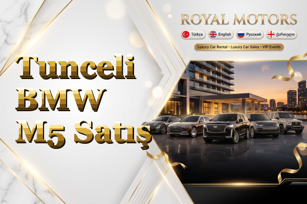 Tunceli BMW M5 Satış