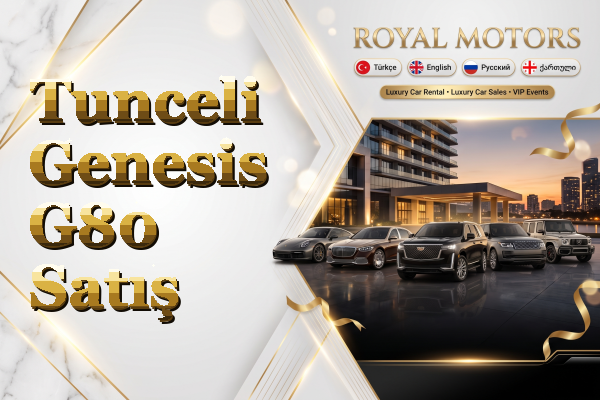 Tunceli Genesis G80 Satış