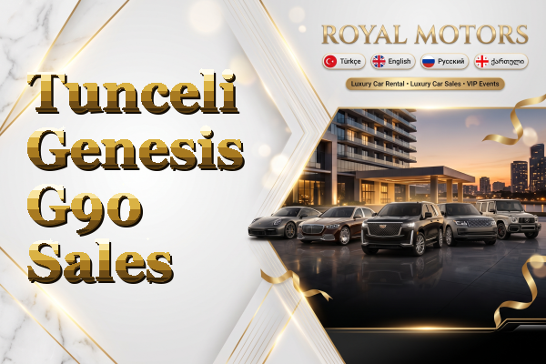 Tunceli Genesis G90 Sales