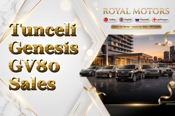 Tunceli Genesis GV80 Sales