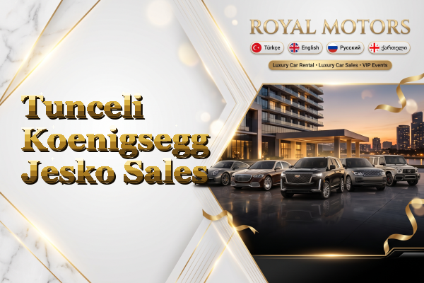 Tunceli Koenigsegg Jesko Sales