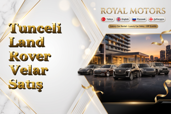 Tunceli Land Rover Velar Satış