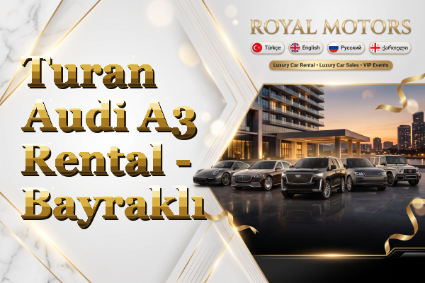 Turan Audi A3 Rental - Bayraklı