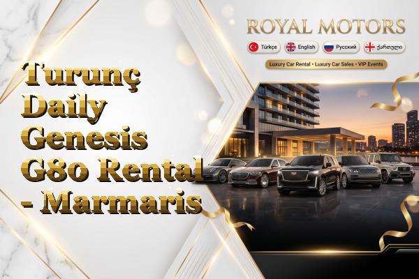 Turunç Daily Genesis G80 Rental - Marmaris