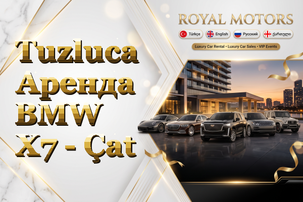 Tuzluca Аренда BMW X7 - Çat