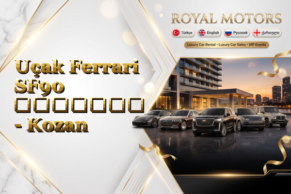 Uçak Ferrari SF90 გაყიდვა - Kozan