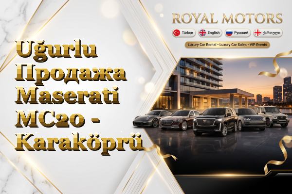 Uğurlu Продажа Maserati MC20 - Karaköprü