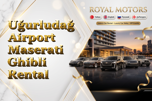 Uğurludağ Airport Maserati Ghibli Rental