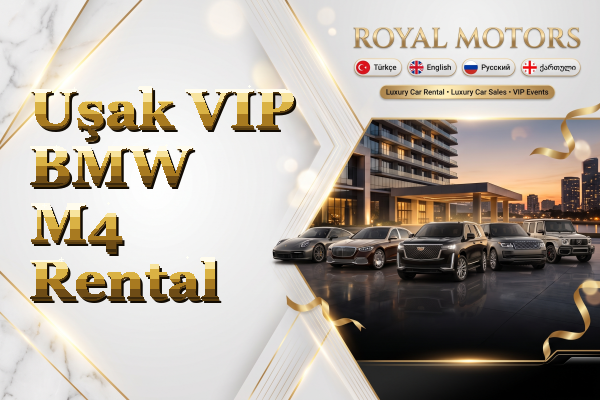 Uşak VIP BMW M4 Rental
