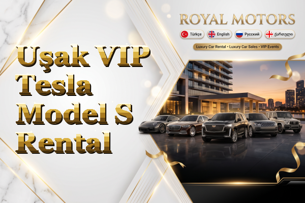 Uşak VIP Tesla Model S Rental