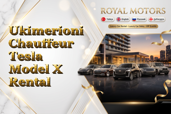 Ukimerioni Chauffeur Tesla Model X Rental