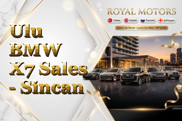 Ulu BMW X7 Sales - Sincan