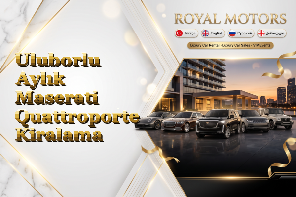 Uluborlu Aylık Maserati Quattroporte Kiralama