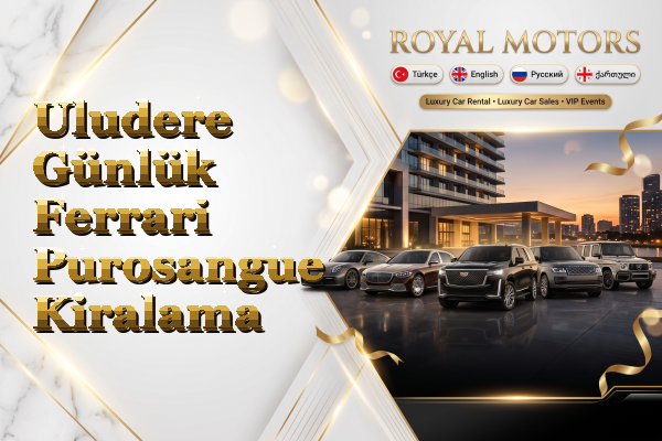 Uludere Günlük Ferrari Purosangue Kiralama