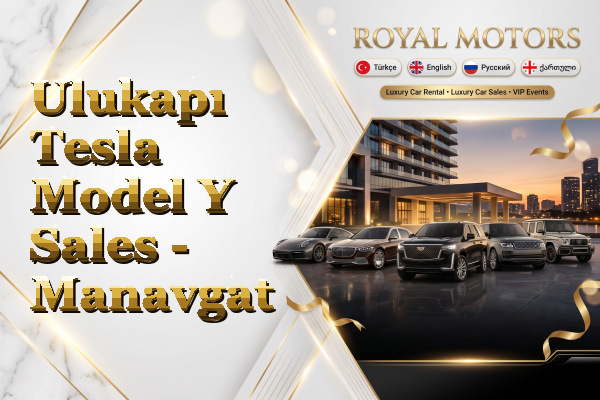 Ulukapı Tesla Model Y Sales - Manavgat
